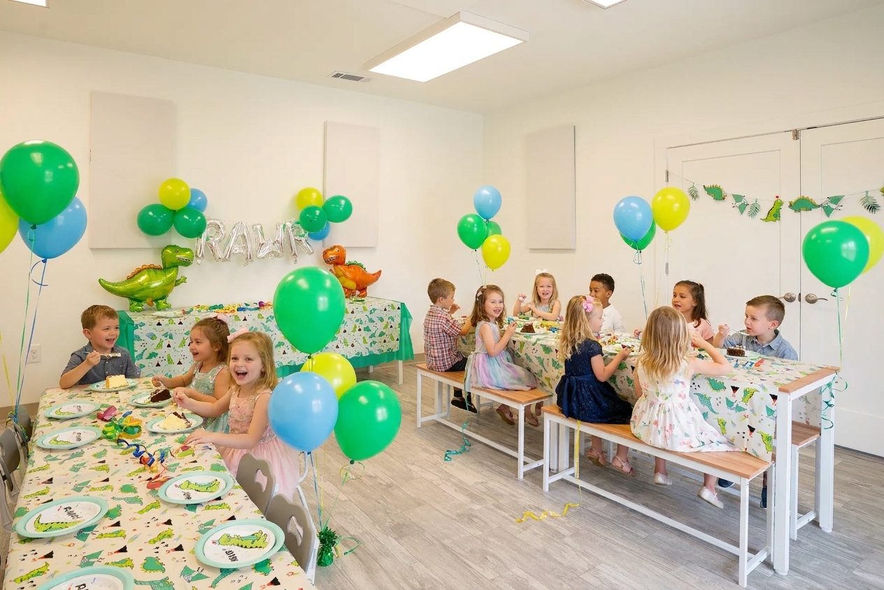 The Playroom East Cobb party room 1